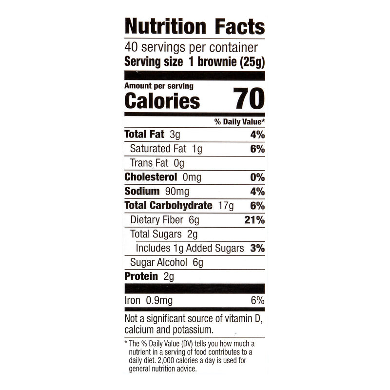 Fiber One Chocolate Fudge Brownie Bar, 0.88 oz., 40 Bars/Box (220-00454)