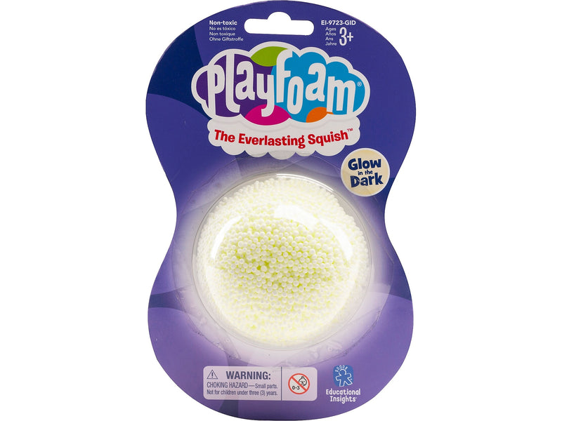 Playfoam Jumbo Pod Glow-in-the-Dark, Light Yellow, 12/Set (9723)