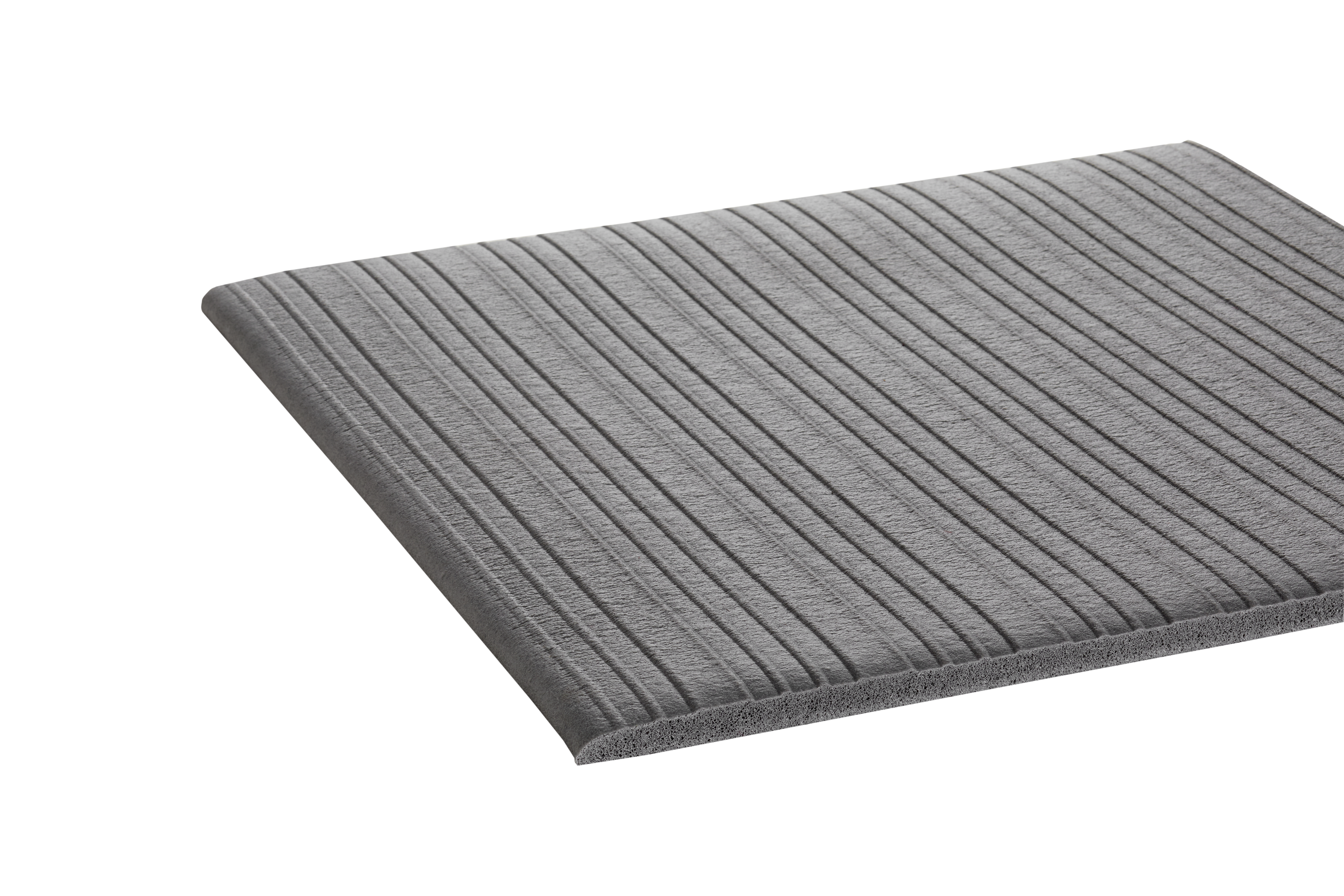 Crown Tuff-Spun Foot-Lover Anti-Fatigue Floor Mat, 27" x 36", Gray (CWNFJS736GY)