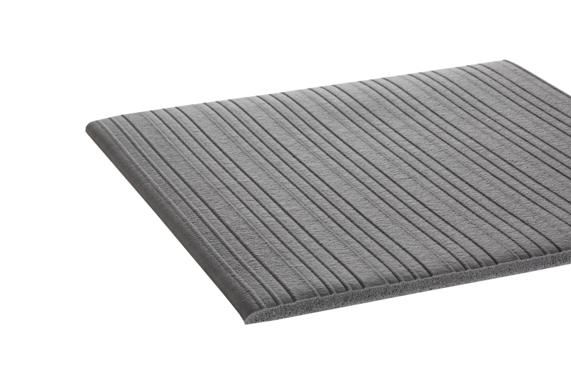 Crown Tuff-Spun Foot-Lover Anti-Fatigue Floor Mat, 27" x 36", Gray (CWNFJS736GY)