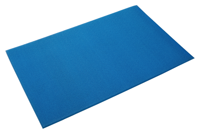 Crown Comfort-King Anti-Fatigue Floor Mat, 36" x 60"', Royal Blue (CWNCK0035BL)