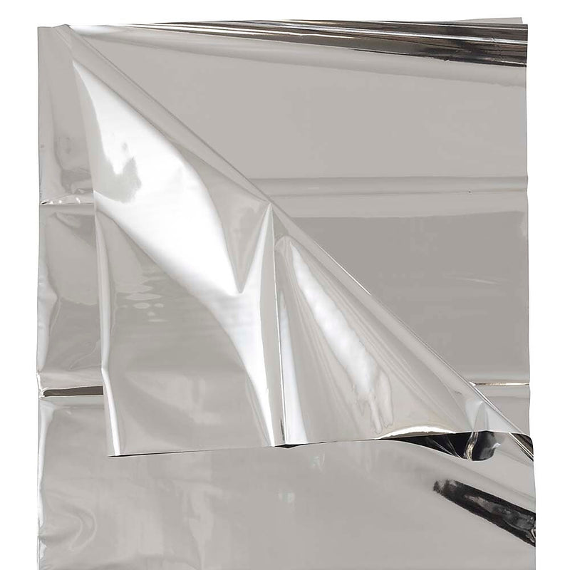 JAM Paper 20" x 26" Tissue Paper, Silver Mylar, 3 Sheets/Pack (1172418)