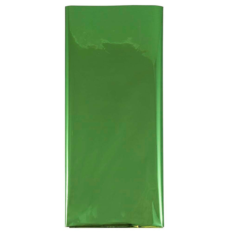 JAM Paper 20" x 26" Tissue Paper, Green Mylar, 3 Sheets/Pack (1172413)