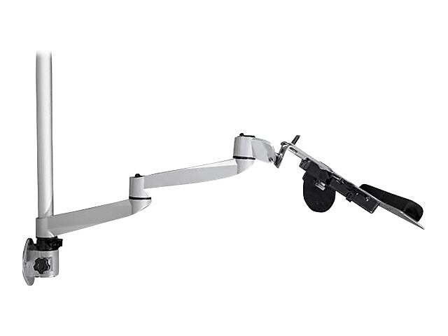 StarTech Wall Mounted Computer Workstation - Articulating Monitor Arm Adjustable, Up to 30", Silver (WALLSTSI1)