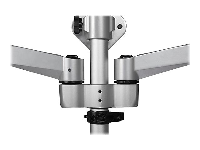 StarTech Wall Mounted Computer Workstation - Articulating Monitor Arm Adjustable, Up to 30", Silver (WALLSTSI1)