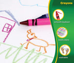 Crayola Crayons, Assorted Colors, 8/Box (52-3008)
