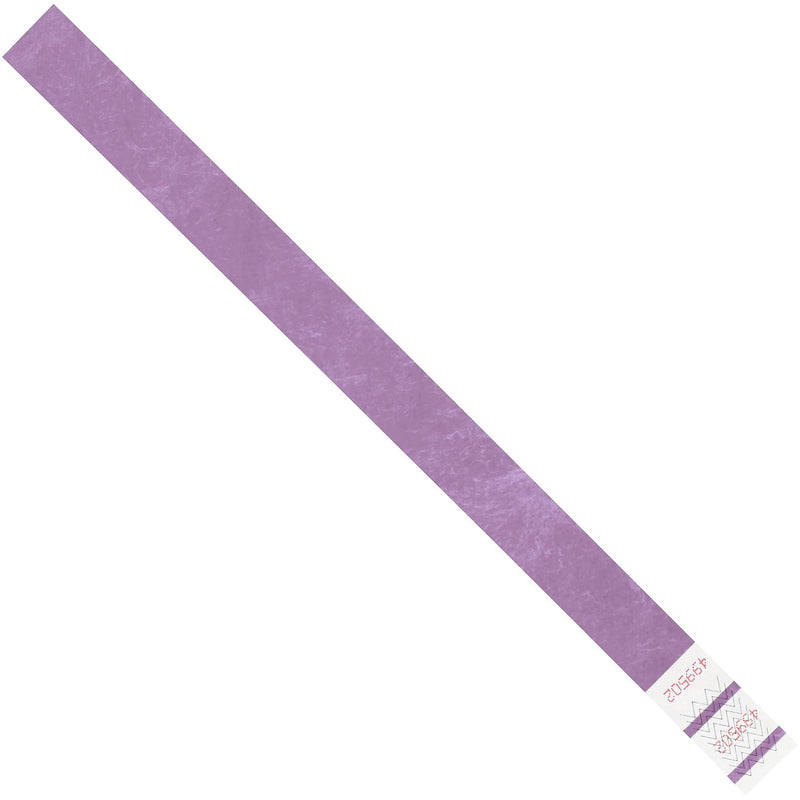 Tyvek® Wristbands, 3/4" x 10", Purple, 500/Case (WR101PL)