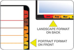 Cardinal OneStep Monthly Paper Dividers, 12-Tab, Multicolor (CRD 60318CB)
