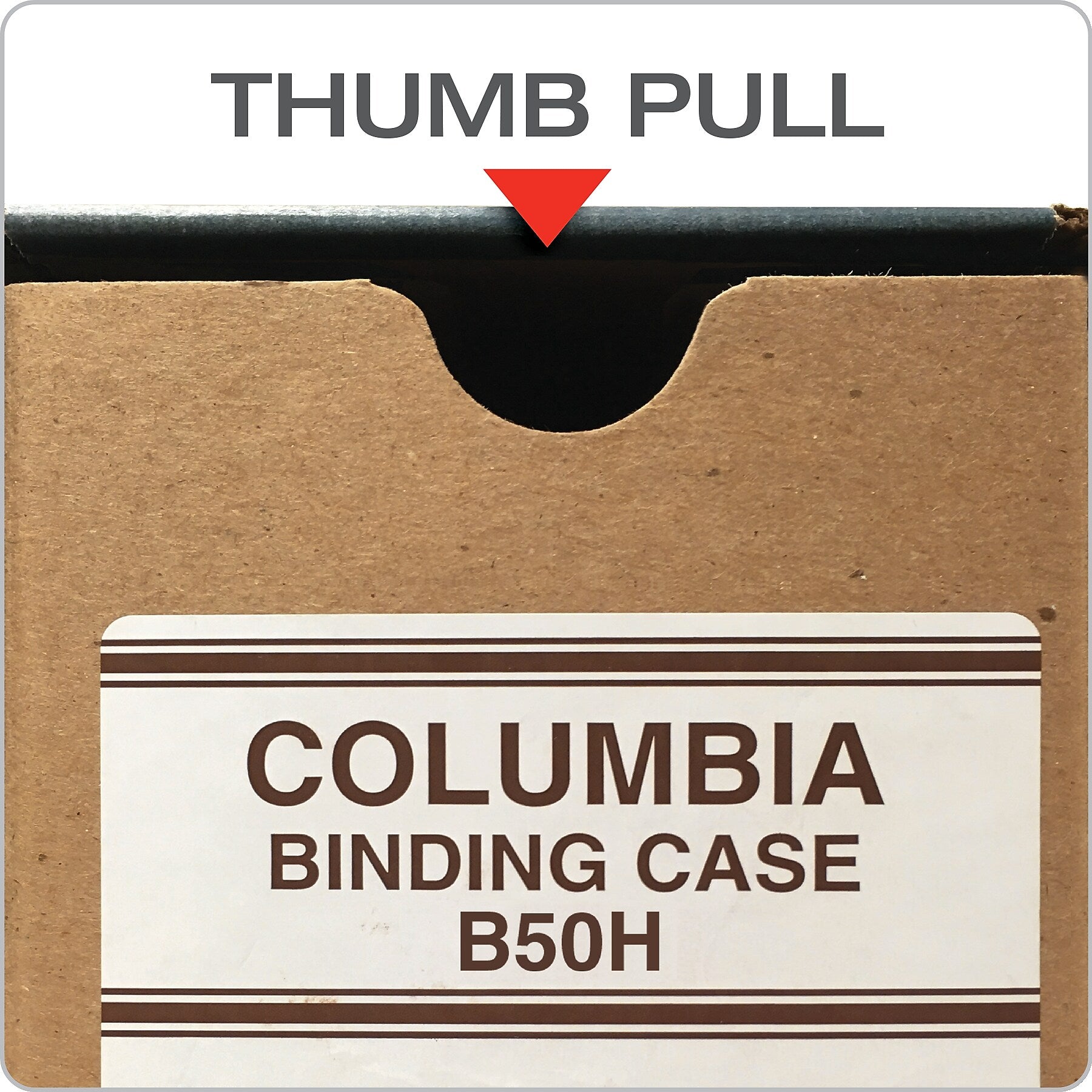Pendaflex Columbia Heavy Duty 3" 2-Ring Binding Case, D-Ring, Brown (B50H)