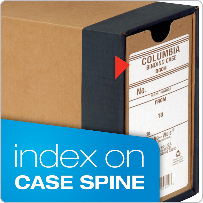 Pendaflex Columbia Heavy Duty 3" 2-Ring Binding Case, D-Ring, Brown (B50H)