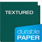 Oxford Twin Portfolio Folders, Teal, 25/Box (OXF 57555)
