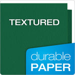 Oxford 2-Pocket Presentation Folders, Hunter Green, 25/Box (OXF 57556)