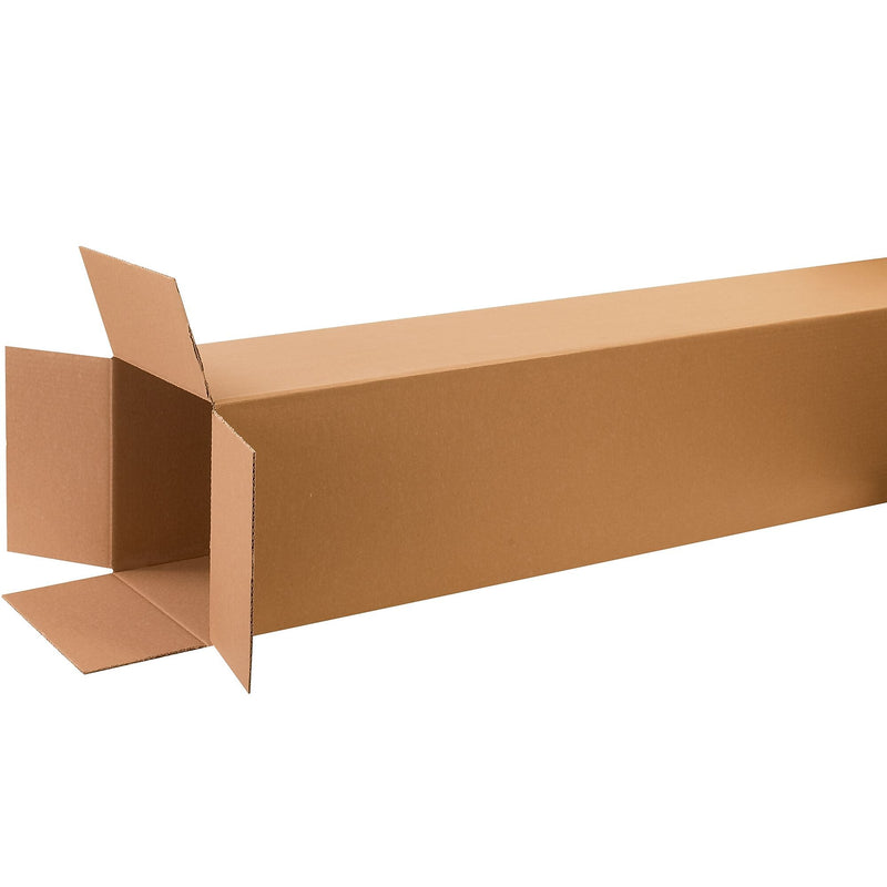 10" x 10" x 72" Shipping Boxes, 32 ECT, 15/Bundle (101072)