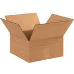 12" x 12" x 8" Multi-Depth Shipping Boxes, 32 ECT, 25/Bundle (MD12128)