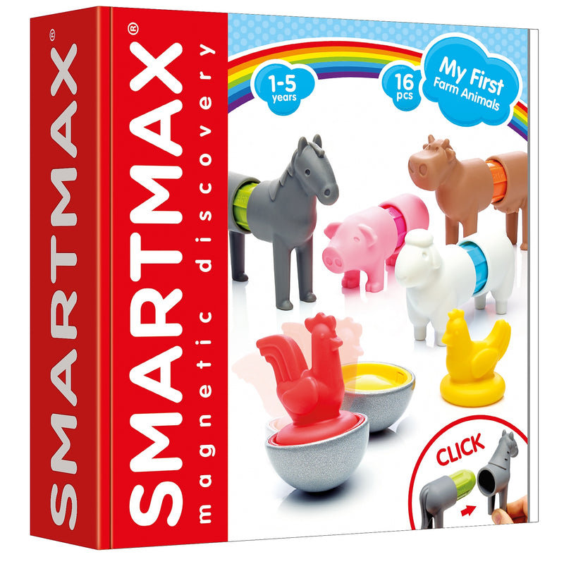 SmartMax® My First Farm Animals for Ages 1-5 Years, 16 Pieces (SMX221)