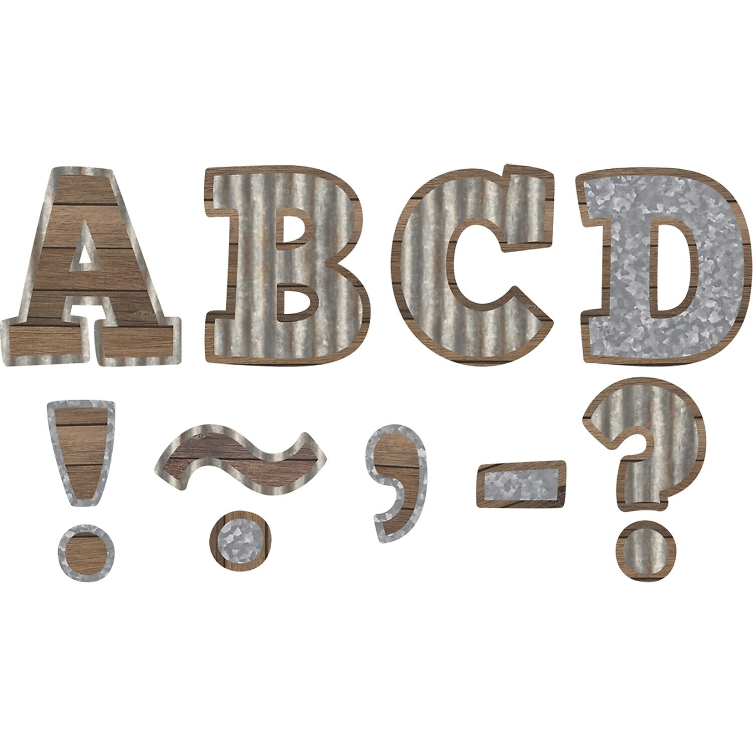 Teacher Created Resources Home Sweet Classroom 3" Magnetic Letters, Bold Block, 55/Pack (TCR77011)