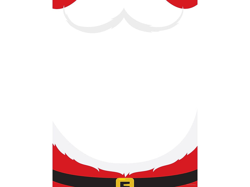 Great Papers! Santa's Beard Holiday Letterhead, White, 80/Pack (2019106)