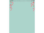 Great Papers! Minty Candy Cane Holiday Letterhead, Mint, 80/Pack (2019107)