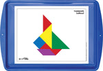 Barker Creek Learning Magnets Kidshapes, Tangrams, 42 Magnetic Pieces/Pack (LM2305)
