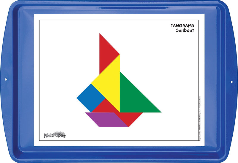 Barker Creek Learning Magnets Kidshapes, Tangrams, 42 Magnetic Pieces/Pack (LM2305)