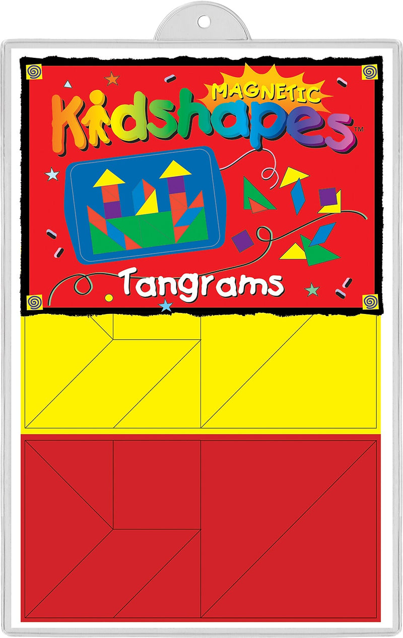 Barker Creek Learning Magnets Kidshapes, Tangrams, 42 Magnetic Pieces/Pack (LM2305)