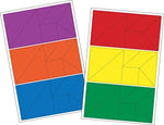 Barker Creek Learning Magnets Kidshapes, Tangrams, 42 Magnetic Pieces/Pack (LM2305)