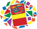 Barker Creek Learning Magnets Kidshapes, Tangrams, 42 Magnetic Pieces/Pack (LM2305)