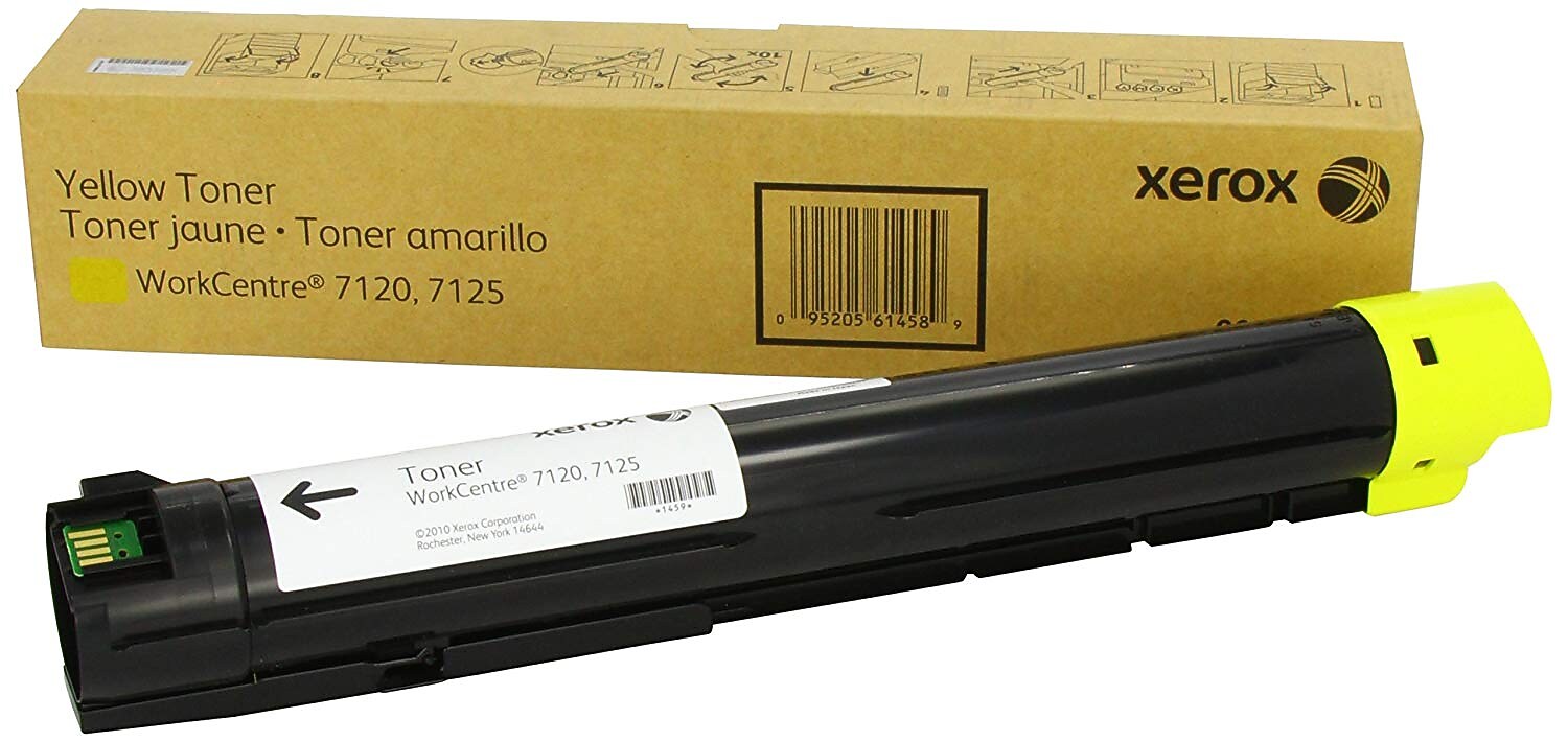 Xerox 006R01458 Yellow High Yield Toner Cartridge, Prints Up to 15,000 Pages
