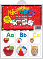 Barker Creek Learning Magnets A-Z Letters with Pictures, 60 Magnetic Pieces/Pack (LM1150)