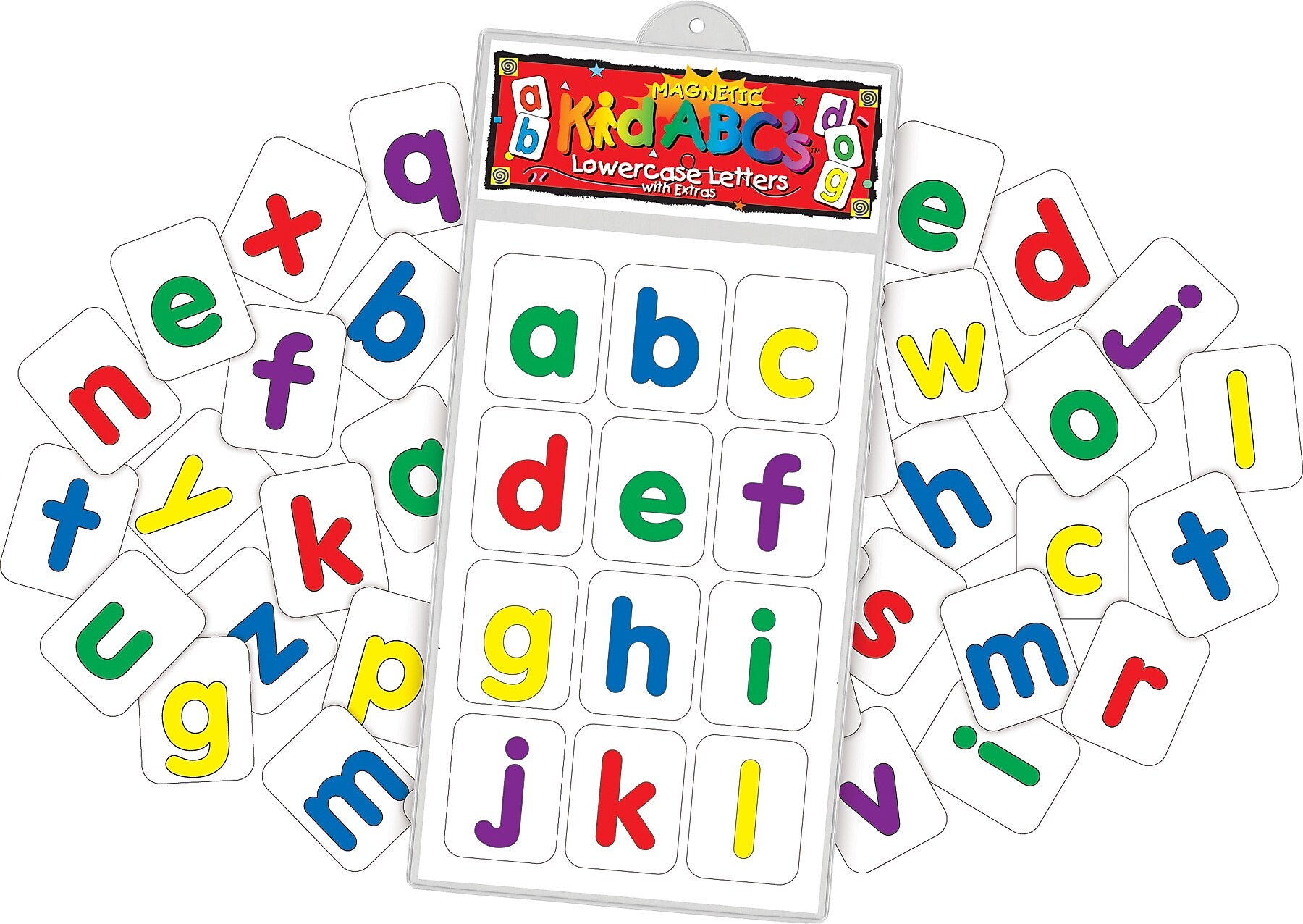 Barker Creek Learning Magnets Lowercase Letters, 38/Pack (LM1130)