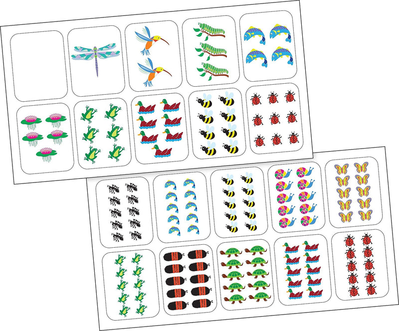Barker Creek Learning Magnets Kidmath Critter Counting Set, 20 Magnetic Pieces/Pack (LM1301)