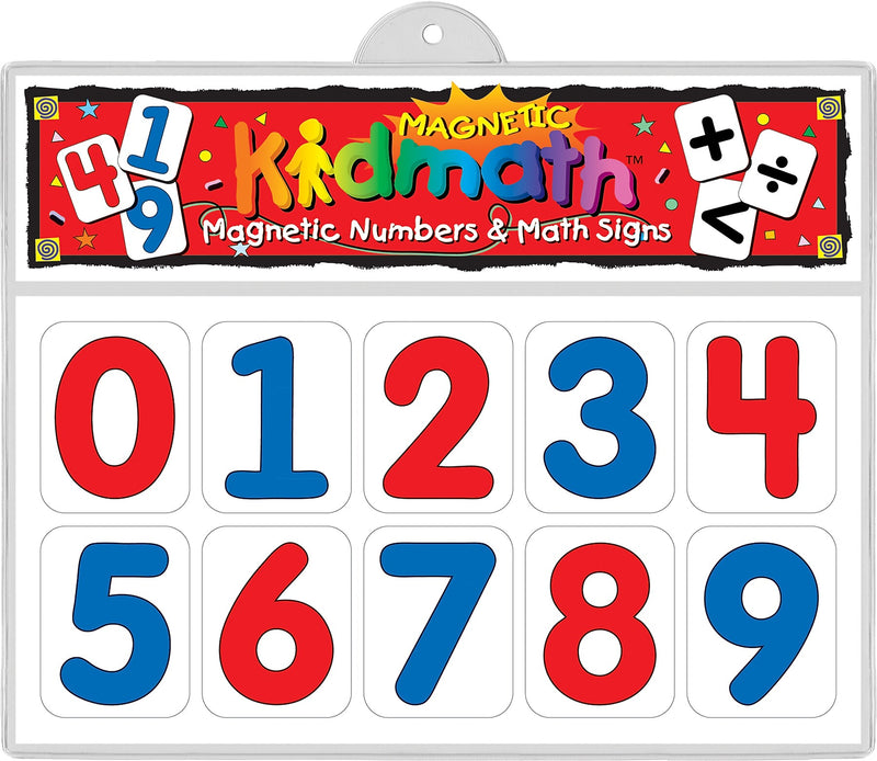 Barker Creek Learning Magnets Numbers and Math Signs, 30 Magnetic Pieces/Pack (LM1305)