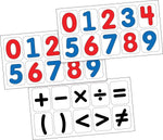 Barker Creek Learning Magnets Numbers and Math Signs, 30 Magnetic Pieces/Pack (LM1305)