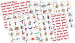Barker Creek PCS Learning Magnets, 90 Verbs, 180 Magnetic Pieces/Pack (LM3000)