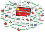 Barker Creek PCS Learning Magnets, 45 School Words, 90 Magnetic Pieces/Pack (LM3030)