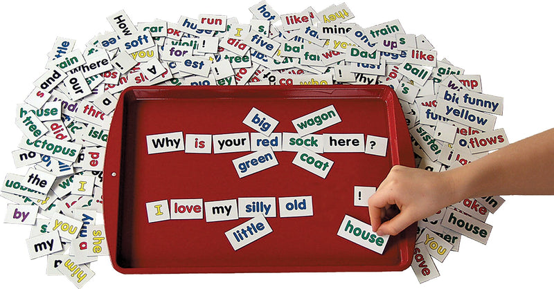 Barker Creek Learning Magnets Kidwords, High Frequency Words, 208 Magnetic Pieces/Pack (LM2600)