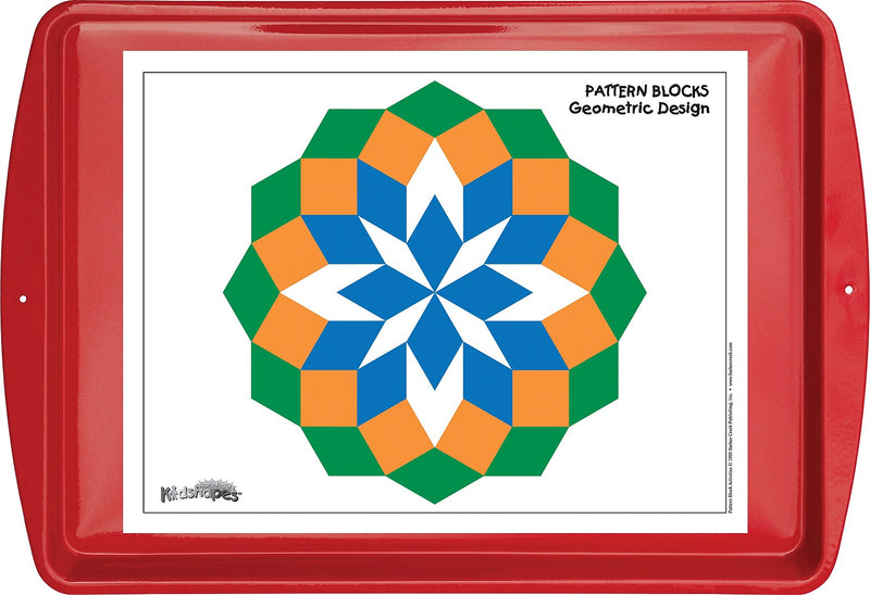 Barker Creek Learning Magnets Kidshapes, Pattern Blocks, 108 Magnetic Pieces/Pack (LM2300)