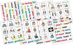 Barker Creek PCS Learning Magnets, 45 Social Phrases & Questions, 90 Magnetic Pieces/Pack (LM3040)