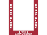 Stop-Painting Superior Mark Vinyl Safety Border Tape, 4", Red/White, 3 Pieces/Kit (IN-40-909-V)