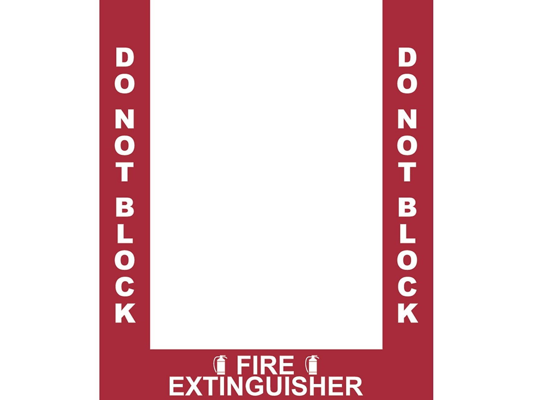 Stop-Painting Superior Mark Vinyl Safety Border Tape, 4", Red/White, 3 Pieces/Kit (IN-40-909-V)