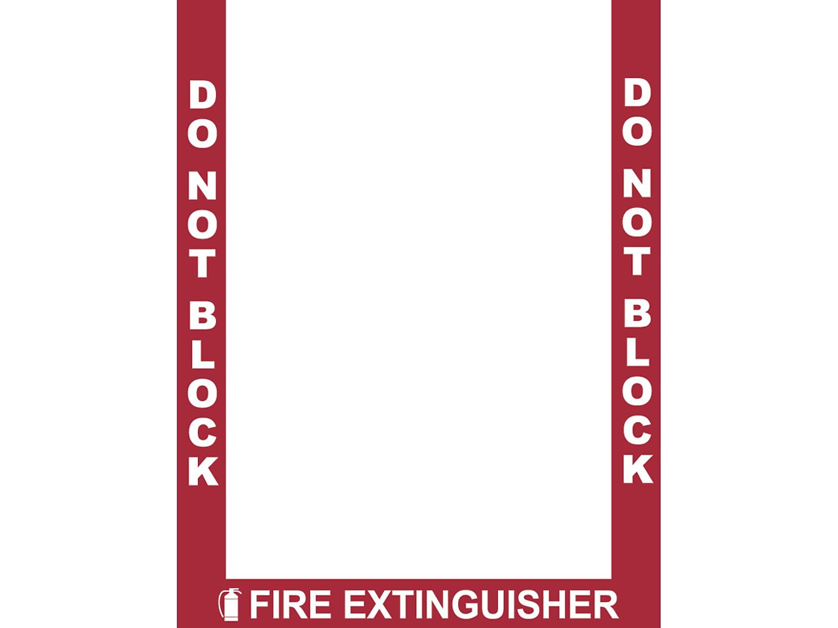 Stop-Painting Superior Mark Vinyl Safety Border Tape, 2", Red/White, 3 Pieces/Kit (IN-40-908-V)