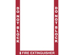 Stop-Painting Superior Mark Rubber Safety Border Tape, 2", Red/White, 3 Pieces/Kit (IN-40-908)