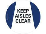 Stop-Painting Keep Away Floor Sign, White/Blue (RFS0299)