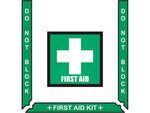 Stop-Painting Superior Mark Medical Equipment Floor Sign Kit, Green/White (IN-40-945-V)