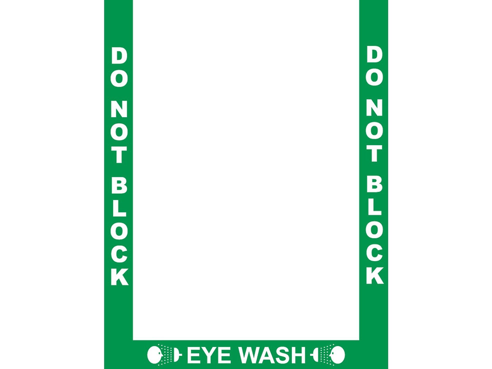 Stop-Painting Superior Mark Personal Protection Floor Marking Tapes Kit, Green/White (IN-40-953-V)