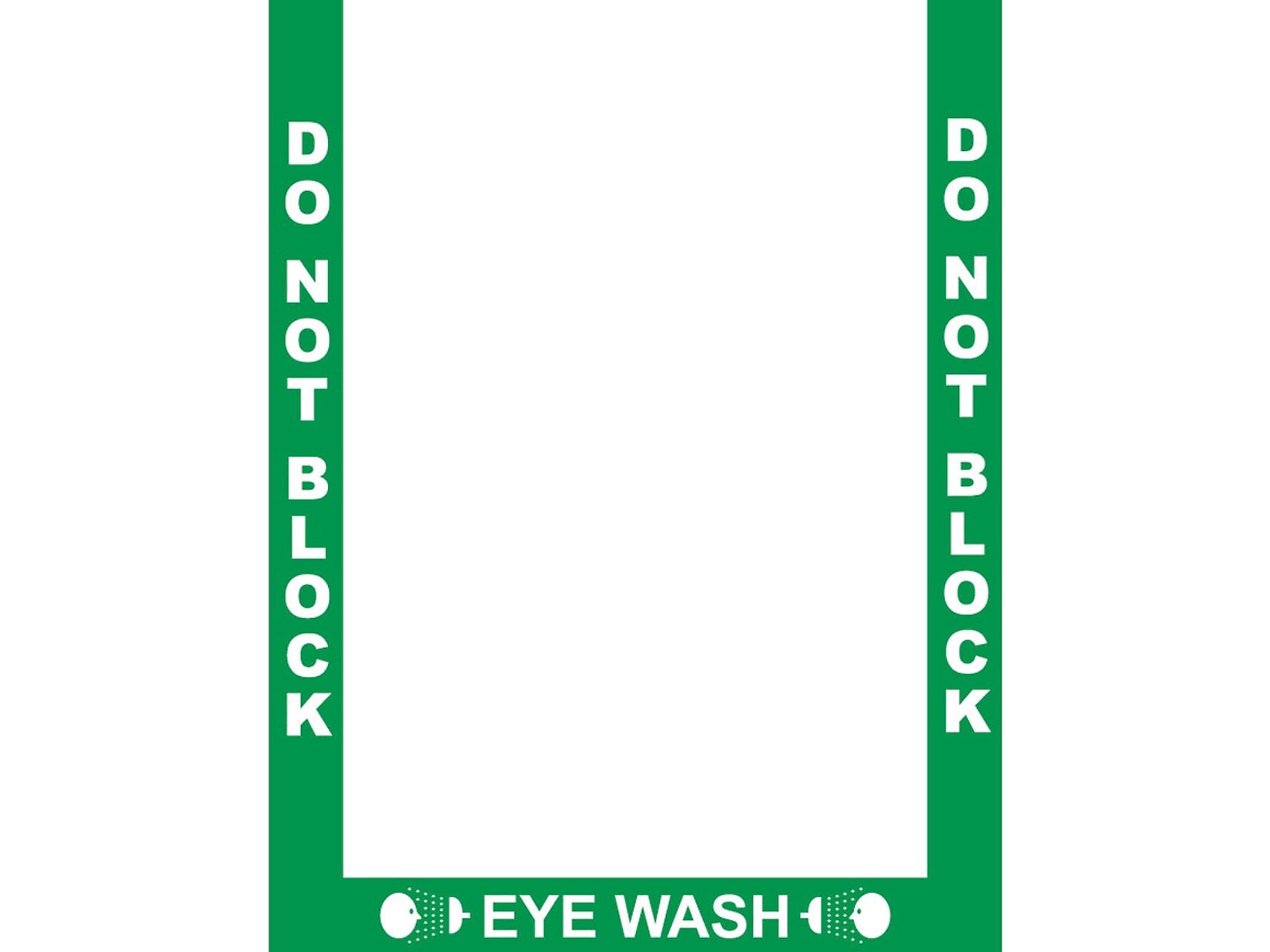 Stop-Painting Superior Mark Personal Protection Floor Marking Tapes Kit, Green/White (IN-40-953)