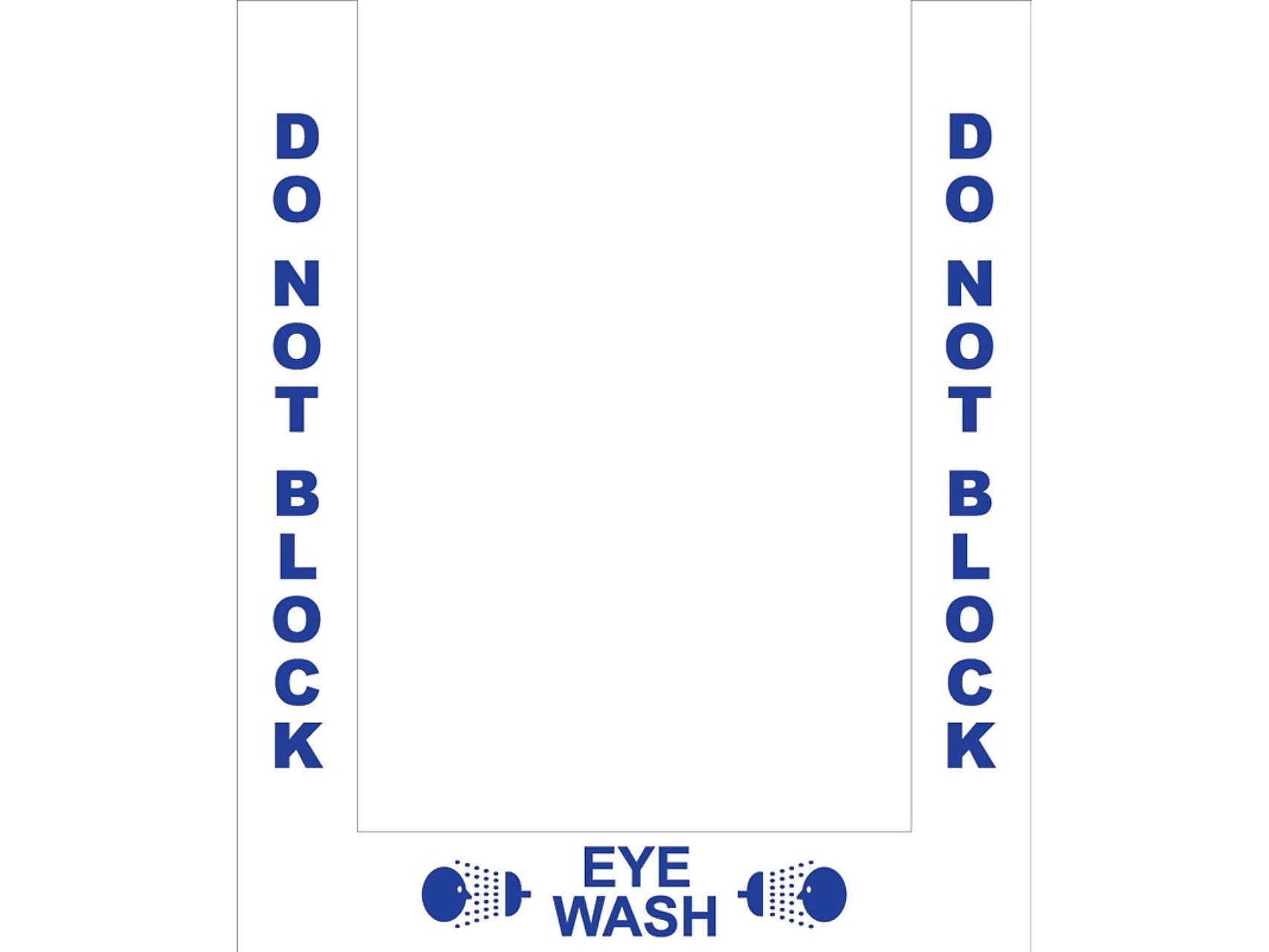 Stop-Painting Superior Mark Personal Protection Floor Marking Tapes Kit, Blue/White (IN-40-911)