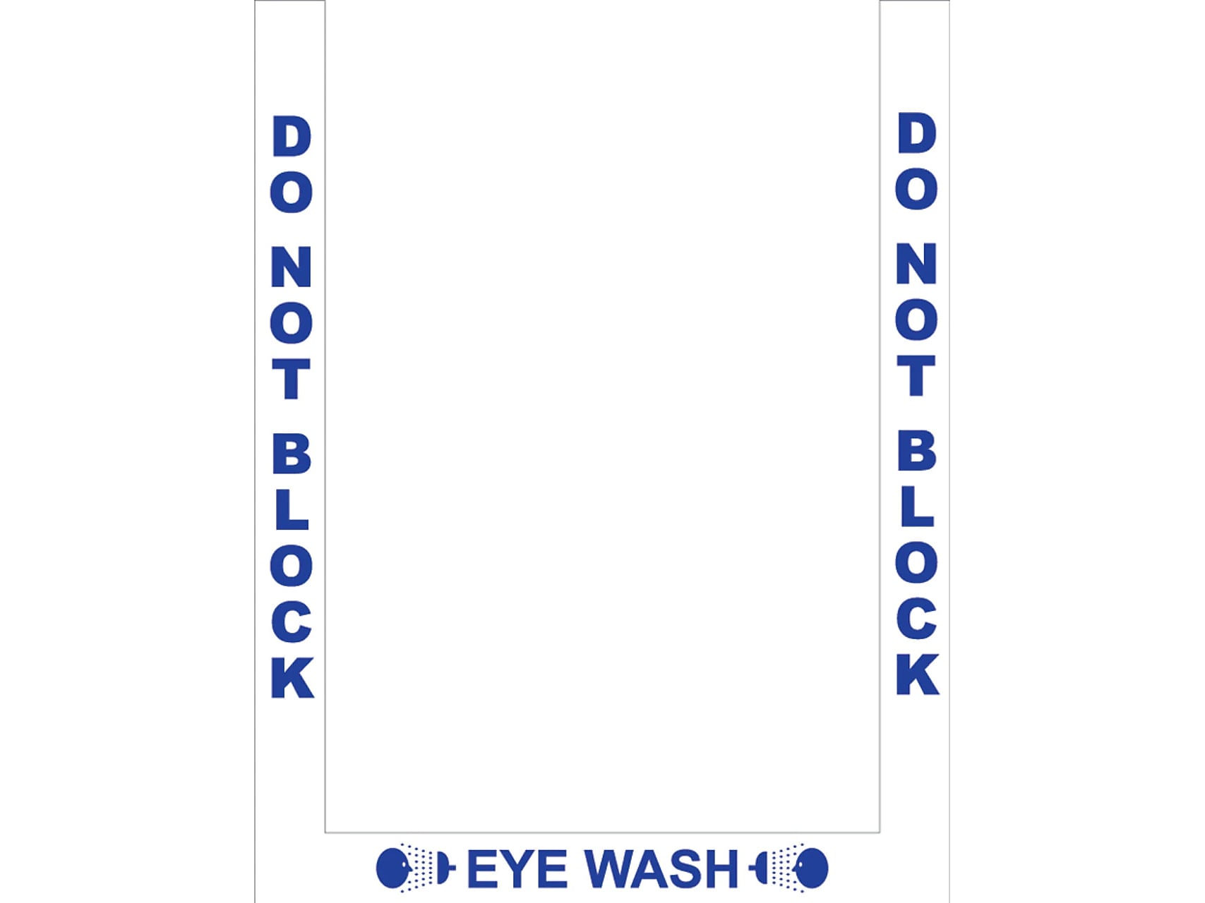 Stop-Painting Superior Mark Personal Protection Floor Marking Tapes Kit, Blue/White (IN-40-910-A)