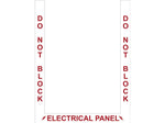 Stop-Painting Superior Mark Electrical Panel Floor Marking Tapes Kit, Red/White (IN-40-906)