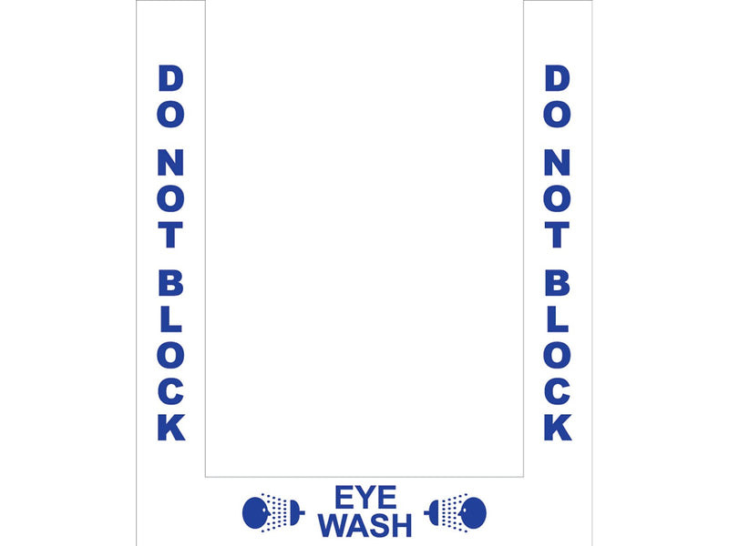 Stop-Painting Superior Mark Eye Wash Floor Marking Tape Kit, Blue/White (IN-40-911-V)